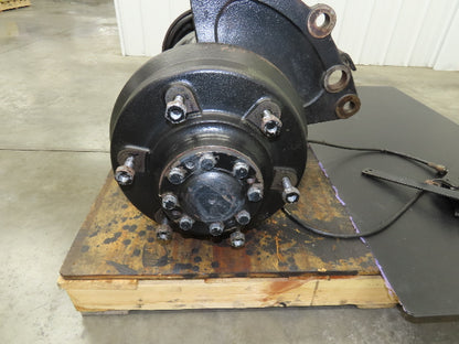 Hyster E50XM-33 Forklift Front Dual Wheel Drive Axle Assembly 6-Lug & Park Brake
