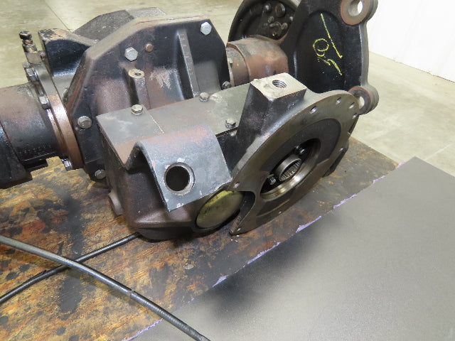 Hyster E50XM-33 Forklift Front Dual Wheel Drive Axle Assembly 6-Lug & Park Brake