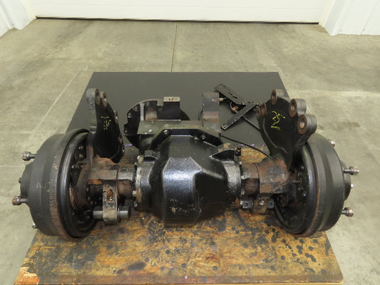 Hyster E50XM-33 Forklift Front Dual Wheel Drive Axle Assembly 6-Lug & Park Brake