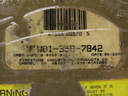 Firestone W01-358-7842 Airide Airbag Triple Convoluted Air Spring