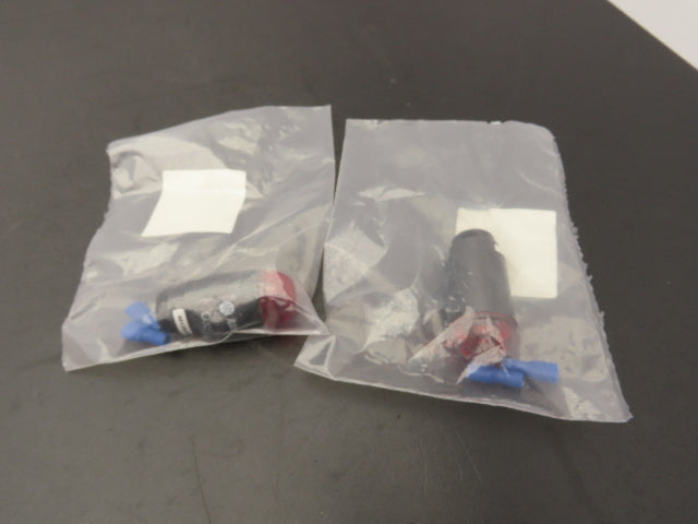 Allen Bradley 440A-A17123 Indicator, 1/2in NPT, Pilot Light-Red Lens Lot of 2