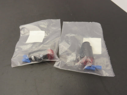 Allen Bradley 440A-A17123 Indicator, 1/2in NPT, Pilot Light-Red Lens Lot of 2