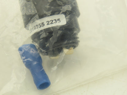 Allen Bradley 440A-A17123 Indicator, 1/2in NPT, Pilot Light-Red Lens Lot of 3