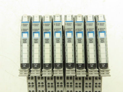 Allen Bradley 1734-IB8 Point I/O 8Pt Digital Input Module 24VDC Ser D Lot of 8