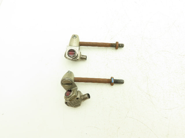 Banner Q3XTBLD-Q8 Laser Contrast Sensor w/Mounting Bracket  Lot of 2