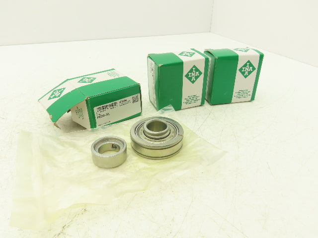 X-Life PE20-XL INA PE20-XL Radial Ball Bearing With Locking Collar Lot of 3