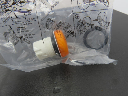 Allen Bradley 800FP-P0 Pilot Light/Amber Lens With Gasket Series A Lot of 5