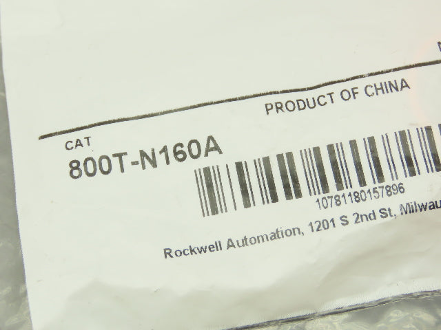 Allen Bradley 800T-N160A Red Non-Illuminated Push-Pull Cap  Lot of 2