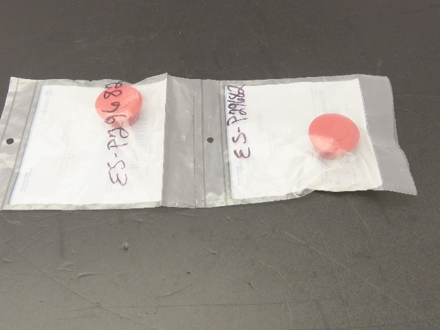 Allen Bradley 800T-N160A Red Non-Illuminated Push-Pull Cap  Lot of 2