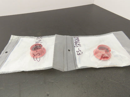 Allen Bradley 800T-N160A Red Non-Illuminated Push-Pull Cap  Lot of 2