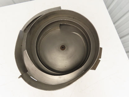 Vibratory Bowl Feeder Small Parts Sorter 12" Dia Right Hand Discharge