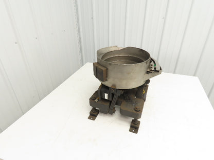 Vibratory Bowl Feeder Small Parts Sorter 12" Dia Right Hand Discharge