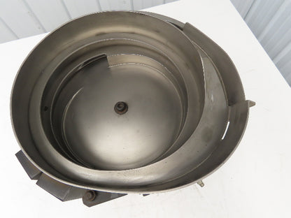 Vibratory Bowl Feeder Small Parts Sorter 12" Dia Left Hand Discharge