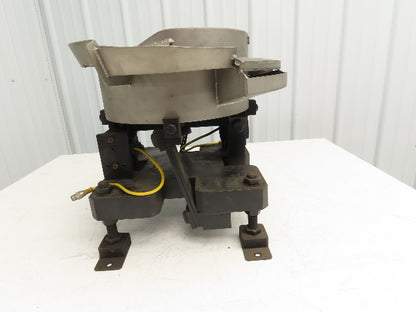 Vibratory Bowl Feeder Small Parts Sorter 12" Dia Left Hand Discharge