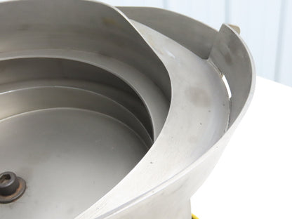 Vibratory Bowl Feeder Small Parts Sorter 12" Dia Left Hand Discharge