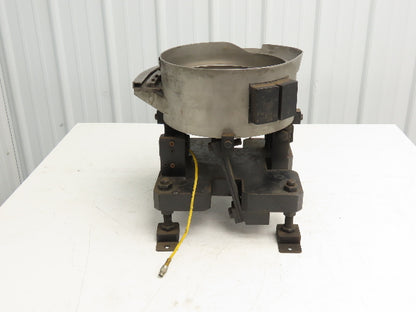 Vibratory Bowl Feeder Small Parts Sorter 12" Dia Left Hand Discharge
