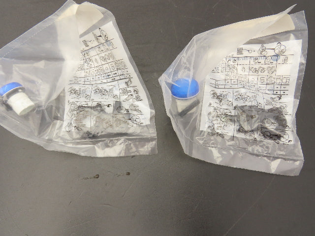 Allen Bradley 800FP-P6PN3W Push Button LED Pilot Light Blue 22.5 mm Lot of 2