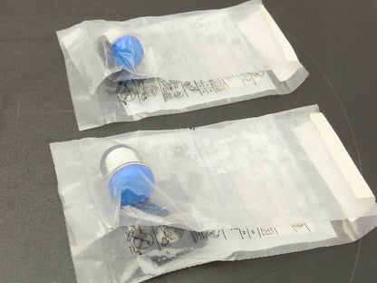 Allen Bradley 800FP-P6PN3W Push Button LED Pilot Light Blue 22.5 mm Lot of 2