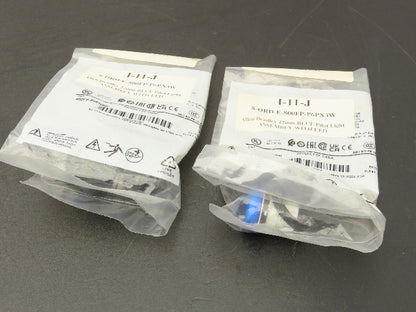 Allen Bradley 800FP-P6PN3W Push Button LED Pilot Light Blue 22.5 mm Lot of 2
