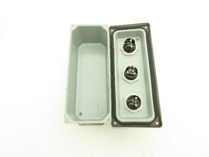 Federal Signal Indicator Light Enclosure Red Green Blue 4"x10"x 4" 24V AC/DC