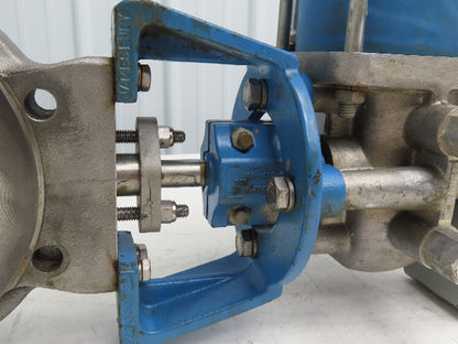 Jamesbury 6" Wafer Sphere Lugged Butterfly Valve w/Pneumatic Actuator ST-200B