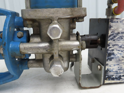 Jamesbury 6" Wafer Sphere Lugged Butterfly Valve w/Pneumatic Actuator ST-200B