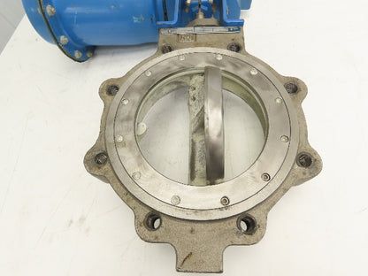 Jamesbury 316SS 8" Wafer Sphere Lugged Butterfly Valve w/Pneumatic Actuator QP3C