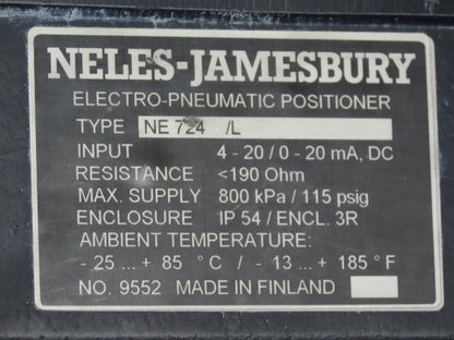 Jamesbury 316SS 8" Wafer Sphere Lugged Butterfly Valve w/Pneumatic Actuator QP3C