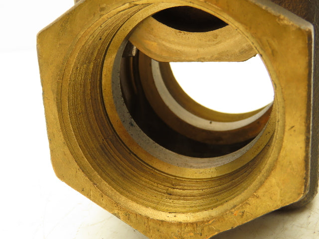 Nibco T-131 Bronze Gate Valve 2"NPT Threaded Rising Stem 300 WOG Lot of 2