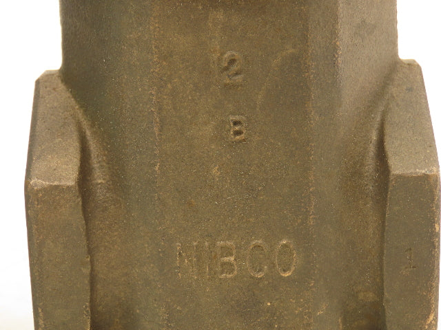 Nibco T-131 Bronze Gate Valve 2"NPT Threaded Rising Stem 300 WOG Lot of 2