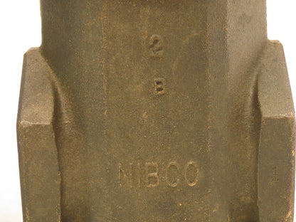 Nibco T-131 Bronze Gate Valve 2"NPT Threaded Rising Stem 300 WOG Lot of 2