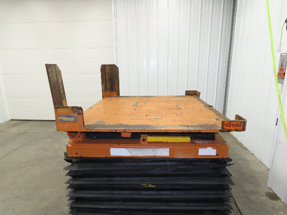 Airfloat Pneumatic Lift Tilt Table Tote Tipper 6000lbs 30° Degree 55x50" Top