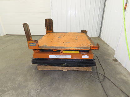 Airfloat Pneumatic Lift Tilt Table Tote Tipper 6000lbs 30° Degree 55x50" Top