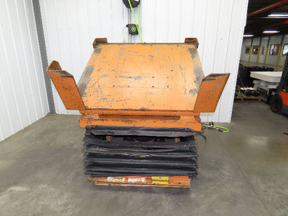 Airfloat Pneumatic Lift Tilt Table Tote Tipper 6000lbs 30° Degree 55x50" Top