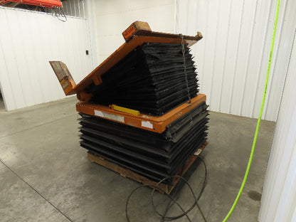 Airfloat Pneumatic Lift Tilt Table Tote Tipper 6000lbs 30° Degree 55x50" Top