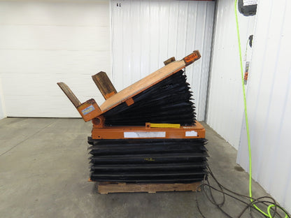 Airfloat Pneumatic Lift Tilt Table Tote Tipper 6000lbs 30° Degree 55x50" Top