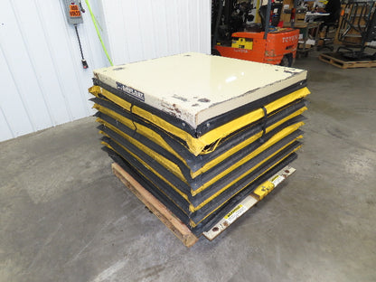 Airfloat Pneumatic Scissor Lift Table 4000lb 42x48" Top 24" Lift 32" Max