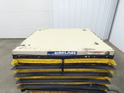 Airfloat Pneumatic Scissor Lift Table 4000lb 42x48" Top 24" Lift 32" Max