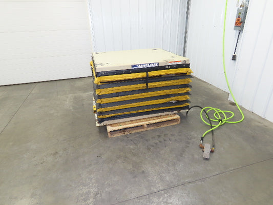 Airfloat Pneumatic Scissor Lift Table 4000lb 42x48" Top 24" Lift 32" Max