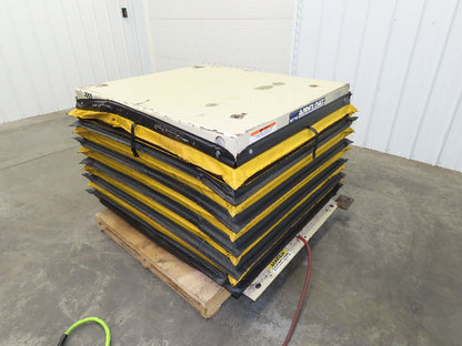 Airfloat Pneumatic Scissor Lift Table 4000lb 42x48" Top 24" Lift 32" Max Height