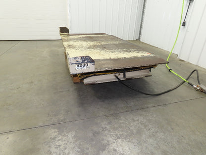 Airfloat Pneumatic Scissor Lift Table 4000lb 42x84" Top 24" Lift 35.5" Height
