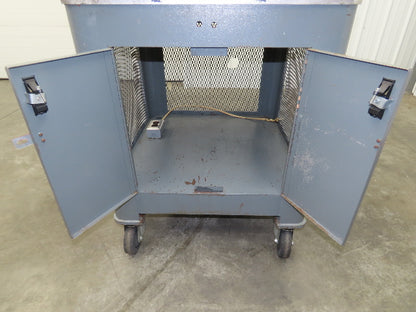1" Aluminum Top Machine Mounting Base Welding Table 30"x30"x 37"H Cabinet