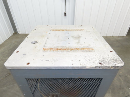 1" Aluminum Top Machine Mounting Base Welding Table 30"x30"x 37"H Cabinet