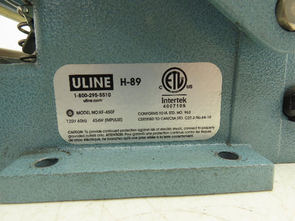 Uline H-89 18" Foot-Operated Impulse Sealer 120V Head Only- No Pedestal or Pedal