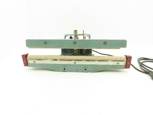Uline H-89 18" Foot-Operated Impulse Sealer 120V Head Only- No Pedestal or Pedal