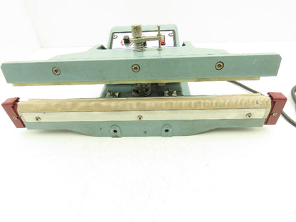 Uline H-89 18" Foot-Operated Impulse Sealer 120V Head Only- No Pedestal or Pedal