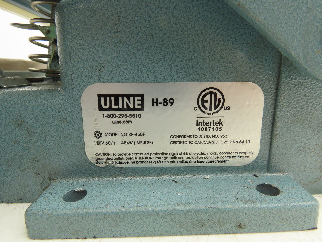 Uline H-89 18" Foot-Operated Impulse Sealer 120V Replacement Head Only *Read*