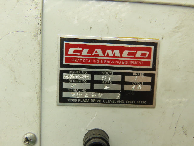 Clamco Foot Pedal Operated Poly Plastic Bag Heat Sealer 14" 120V *Please Read*