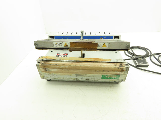 Clamco Foot Pedal Operated Poly Plastic Bag Heat Sealer 14" 120V *Please Read*