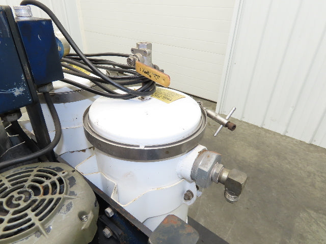 Mainvac Coolant Filter System 3 Filters 120V 1Ph 3/4Hp Pump 8x20" Housing